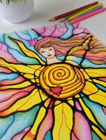 Мастер-класс по нейрографике "Солнце внутри"