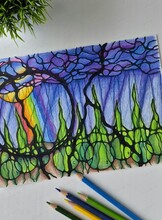 Мастер-класс по нейрографике "Нейродождь"