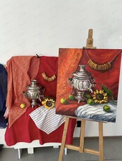 Мастер-класс по рисованию маслом "Натюрморт с натуры"