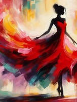 Мастер-класс по маслу и мастихину "В ритме танца"