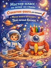 Мастер-класс "Стаканчик-ракета"