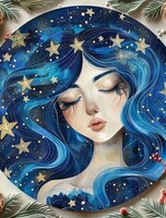 Мастер-класс по акрилу "Звёздная принцесса"