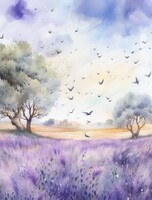 Мастер-класс по акварели "Воздушный вальс"