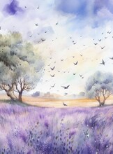 Мастер-класс по акварели "Воздушный вальс"