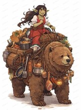 Мастер‑класс "Аниме‑иллюстрация: девушка и медведь — рисуем маркерами"