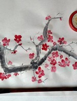 Мастер-класс по рисованию акварелью "Цветущая ветка"