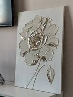 Интерьерная картина текстурной пастой