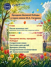 Праздник Великой Победы в парке имени Ю.А. Гагарина