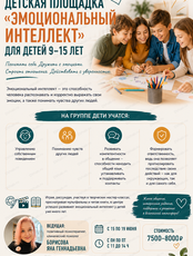 Детская площадка "Эмоциональный интеллект"