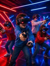 Виртуальные игры на VR станции