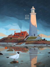 Мастер-класс "Рисование в Procreate: создаём иллюстрацию с маяком"