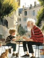 Мастер-класс "Рисование человека: портрет, фигура". Дедушка и внук