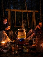 Выездная чайная церемония в лесу