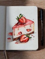 Мастер-класс по акварели "Кусочек лета"