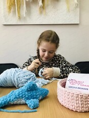Занятия по вязанию для детей