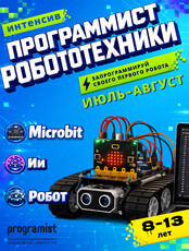 Летний интенсив для детей 8-13 лет "Программист робототехники"