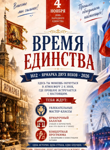 Праздничное мероприятие "Время единства"