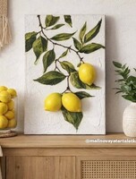 Мастер-класс акрилом "Солнечные плоды"