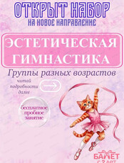 Эстетическая гимнастика для детей 4-6 лет