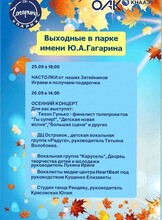 Выходные в парке имени Ю. А. Гагарина
