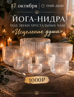 Йога-нидра под звуки хрустальных чаш "Исцеление души"