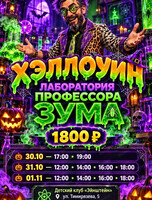 Хэллоуин. Лаборатория профессора Зума