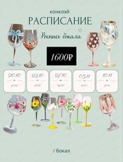 Мастер-класс по росписи бокалов