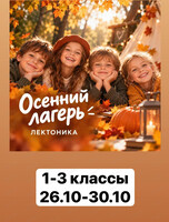 Осенний лагерь в Лектонике