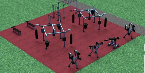 Открытый боксерский комплекс