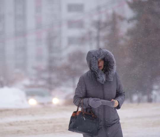 Циклон принесет снег и потепление в выходные в Хабаровск