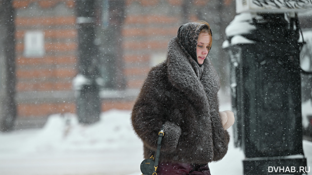 Новый снегопад ожидает Хабаровск на этой неделе
