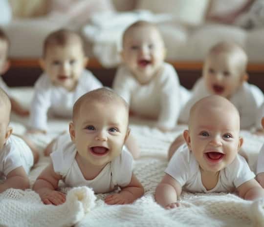 Новости к завтраку: в России впервые родились однояйцевые четверняшки